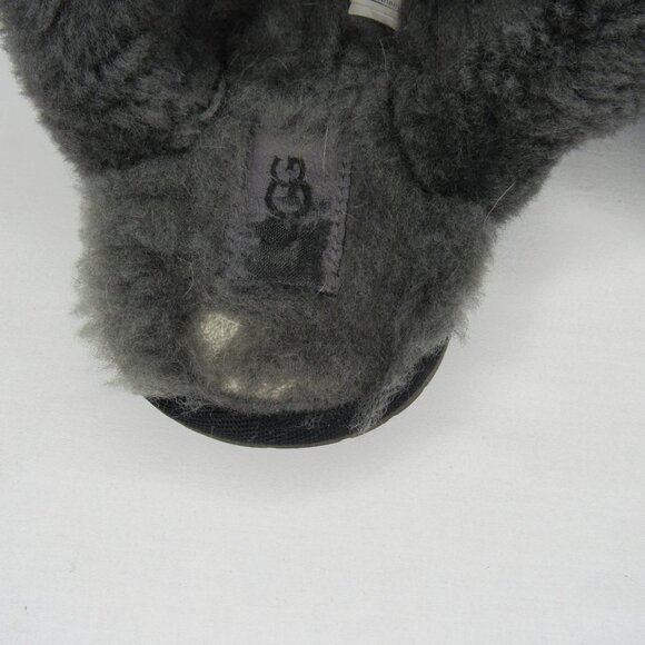 Ugg Black SCUFFETTE II Shearling Slippers Women's 9 - Picture 5 of 8